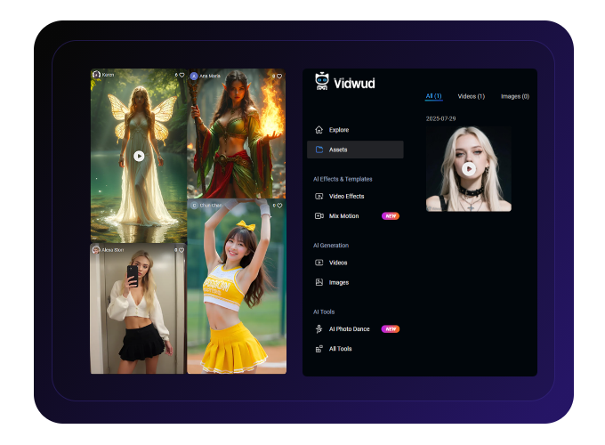 Crea videos de body swap con IA desde recursos